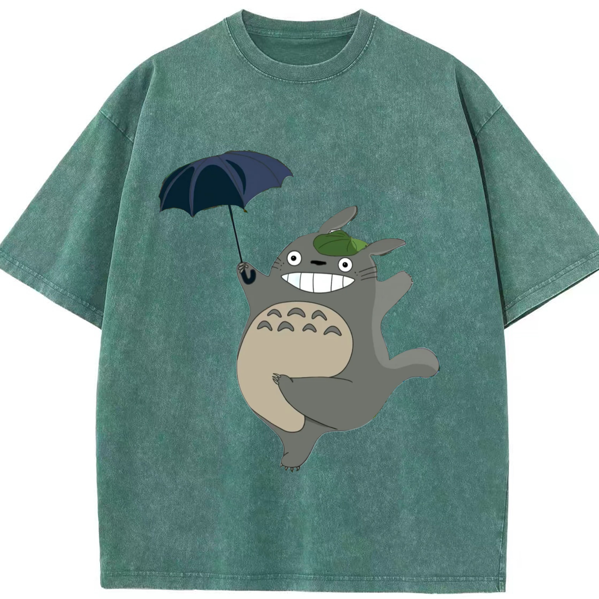 （画像用） となりのトトロ 草壁メイ 草壁サツキ My Neighbor Totoro Satsuki Kusakabe Mei Kusakabe 綿100% ヴィンテージ風 半袖Tシャツ（フロントプリント）